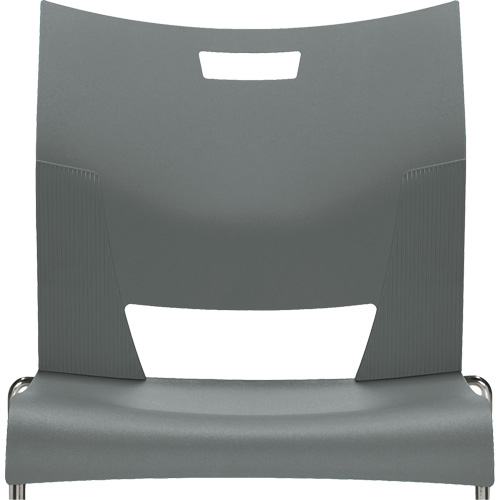 Chaise de formation sans bras Duet, Plastique, Hauteur 33-1/4", Capacit&eacute; 350 lb, Gris Air Extreme Inc.