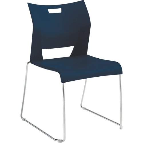 Duet Armless Training Chair, Plastic, 33-1/4" High, 350 lbs. Capacity, Blue Air Extreme Inc.