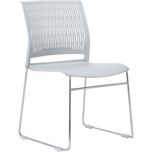 Activ Series Stacking Chairs, Polypropylene, 32-3/8" High, 275 lbs. Capacity, Grey Air Extreme Inc.