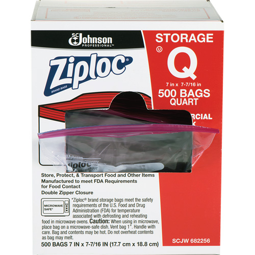 Sacs d'entreposage alimentaire &agrave; double fermeture &agrave; glissi&egrave;re de Ziploc Air Extreme Inc.