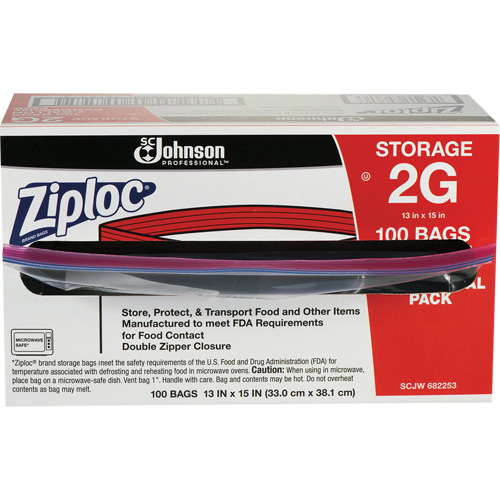 Sacs d'entreposage alimentaire &agrave; double fermeture &agrave; glissi&egrave;re de Ziploc Air Extreme Inc.