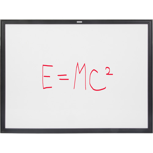 Tableau blanc &agrave; cadre MDF noir, Effacement &agrave; sec/Magn&eacute;tique, 48" la x 36" h Air Extreme Inc.