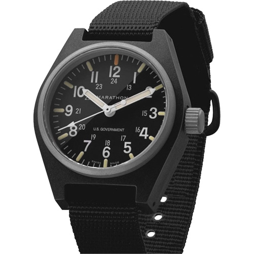 Montre au quartz d'usage g&eacute;n&eacute;ral avec MaraGlo, Analogique, &agrave; piles, 0,6" la x 1,3" p x 0,4" h, Noir Air Extreme Inc.