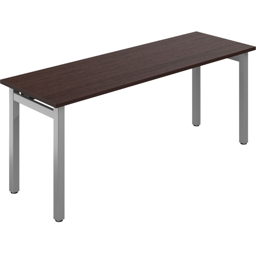 Newland Table Desk, 29-7/10" L x 72" W x 29-3/5" H, Dark Brown Air Extreme Inc.