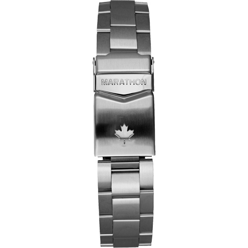 Grande montre automatique de plong&eacute;e avec feuille d'&eacute;rable gris et bracelet en acier inoxydable, Num&eacute;rique, &agrave; piles, 41 mm, Argent Air Extreme Inc.