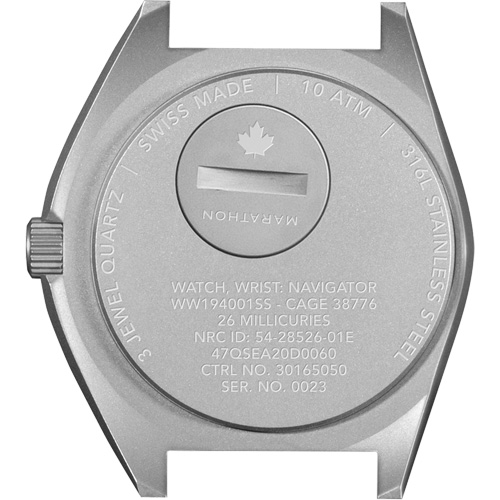 Montre Steel Navigator sur ensemble bracelet en caoutchouc noir de trois morceaux, Num&eacute;rique, &agrave; piles, 41 mm, Noir Air Extreme Inc.