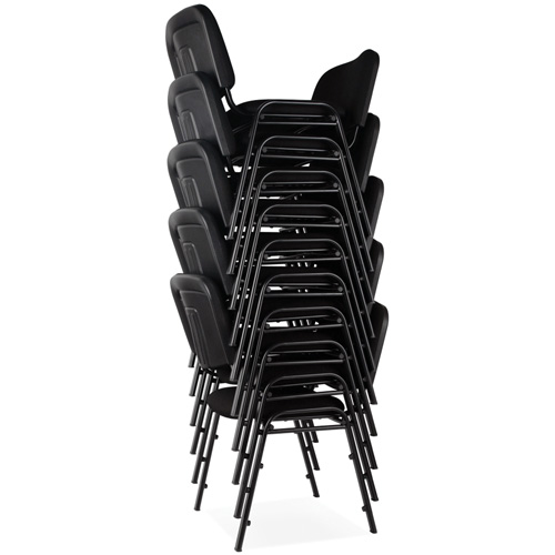 Chaises empilables, Tissu, Hauteur 32", Capacit&eacute; 250 lb, Noir Air Extreme Inc.