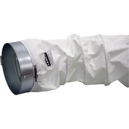White 12" x 12' Distribution Ducting Kit, Adapter & Clamp Air Extreme Inc.