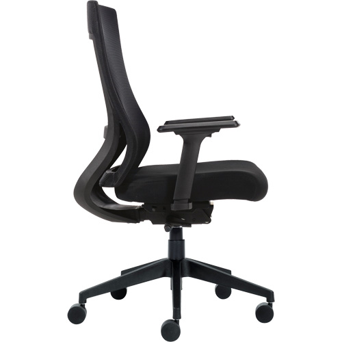 Chaise &agrave; dossier moyen avec m&eacute;canisme &agrave; basculement synchronis&eacute; &agrave; d&eacute;tection de poids , Mailles, Noir Air Extreme Inc.