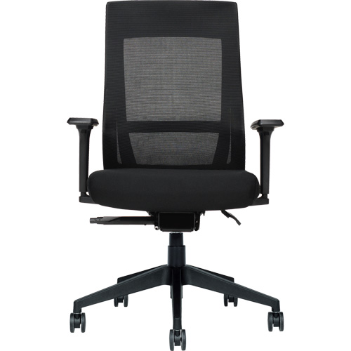 Chaise &agrave; dossier moyen avec m&eacute;canisme &agrave; basculement synchronis&eacute; &agrave; d&eacute;tection de poids , Mailles, Noir Air Extreme Inc.