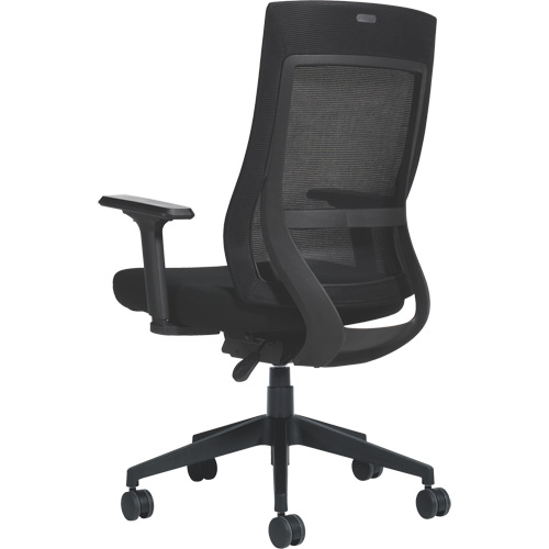 Chaise &agrave; dossier moyen avec m&eacute;canisme &agrave; basculement synchronis&eacute; &agrave; d&eacute;tection de poids , Mailles, Noir Air Extreme Inc.