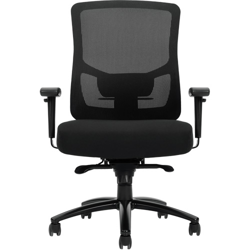 Chaise &agrave; dossier haut avec m&eacute;canisme &agrave; basculement synchronis&eacute; robuste Raven 400, Mailles, Noir, Capacit&eacute; 400 lb Air Extreme Inc.