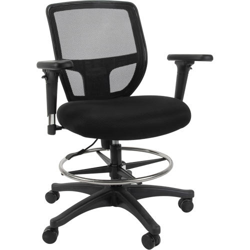 Tabouret de travail en maille, Mobile, Ajustable Hauteur, Capacit&eacute; 450 lb Air Extreme Inc.