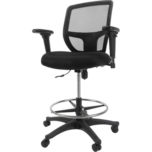 Tabouret de travail en maille, Mobile, Ajustable Hauteur, Capacit&eacute; 450 lb Air Extreme Inc.
