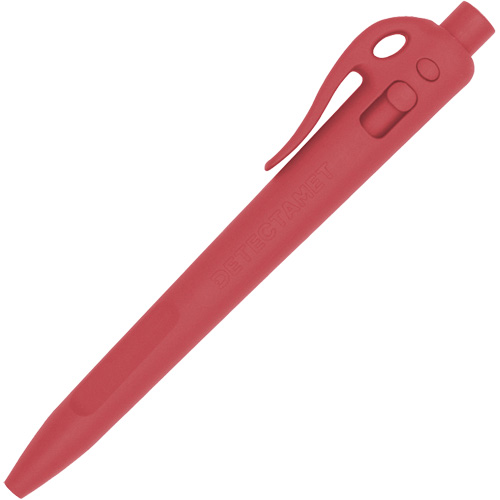 Stylo &agrave; bille d&eacute;tectable avec agrafe, Rouge, 1 mm, R&eacute;tractable Air Extreme Inc.