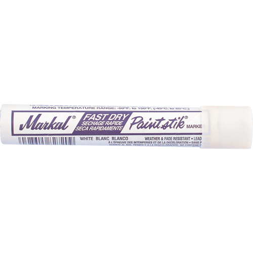 Fast Dry Paintstik&reg; Paint Marker -50° to 150°F, Solid Stick, White Air Extreme Inc.