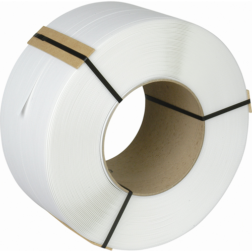 Strapping, Polypropylene, 3/8" W x 12900' L, White, Machine Grade Air Extreme Inc.