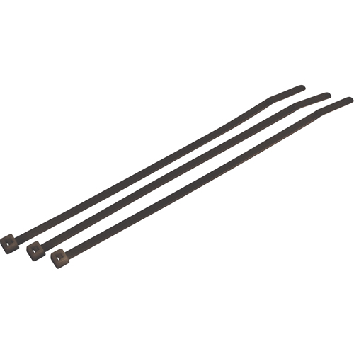 Attaches de c&acirc;ble standards r&eacute;sistantes aux intemp&eacute;ries/UV, Longueur 15", R&eacute;sistance &agrave; la traction 50 lb, Noir Air Extreme Inc.