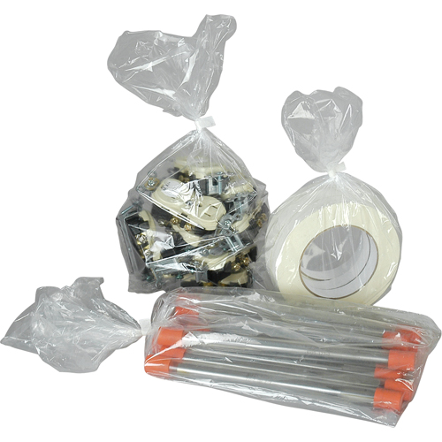 Sacs en poly, Dessus ouvert, 18" x 7", 1 mil Air Extreme Inc.