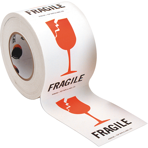 "Fragile" Special Handling Labels, 6" L x 4" W, Red on White Air Extreme Inc.