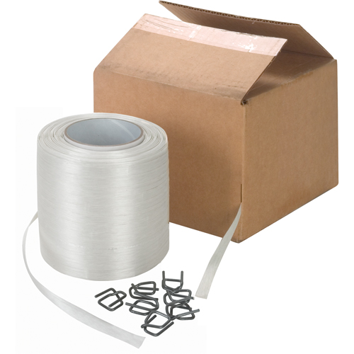 Bonded Cord Strapping, Polyester, 1/2" W x 750' L Air Extreme Inc.