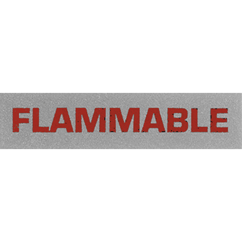 &eacute;tiquettes pour traitement sp&eacute;cial Flammable, 5" lo x 2" la, Noir/rouge Air Extreme Inc.