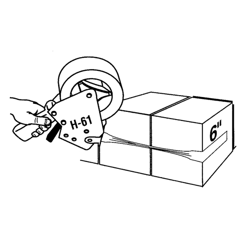 Ruban extensible, &eacute;paisseur 5 mils, 38,1 mm (1-1/2") x 55 m (180')  Air Extreme Inc.