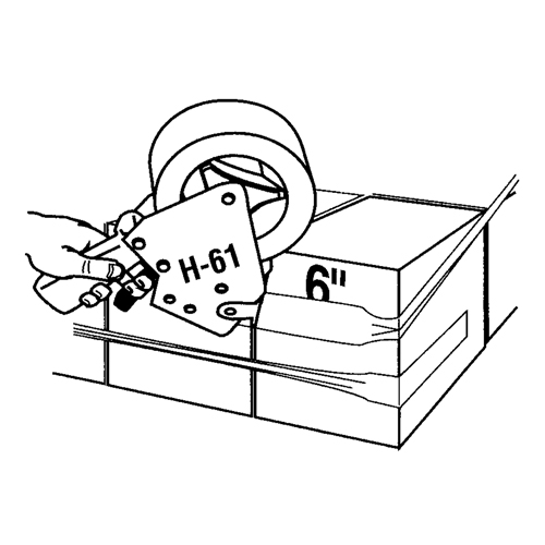 Ruban extensible, &eacute;paisseur 5 mils, 38,1 mm (1-1/2") x 55 m (180')  Air Extreme Inc.