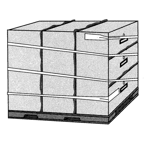 Ruban extensible, &eacute;paisseur 5 mils, 38,1 mm (1-1/2") x 55 m (180')  Air Extreme Inc.