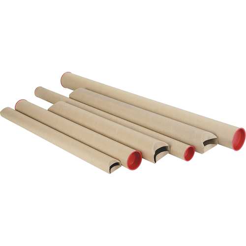 Snap-Seal Mailing Tubes, 2" W x 18" L Air Extreme Inc.
