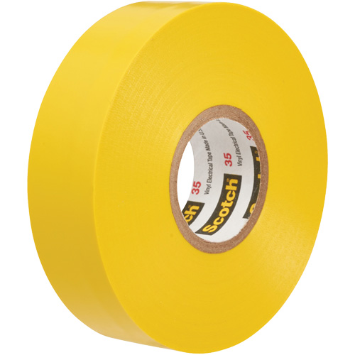 Scotch&reg; 35 Colour Coded Tape, 12.7 mm (1/2") x 6.1 m (20'), Yellow, 7 mils Air Extreme Inc.