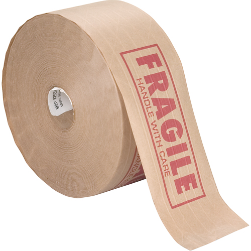 Pre-Printed Gummed Tapes, 76 mm (3") x 137 m (449.475'), Kraft Air Extreme Inc.