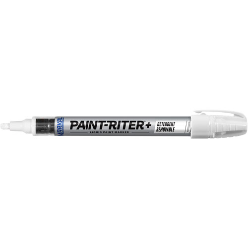 Paint-Riter&reg;+ Detergent Removable Paint Marker, Liquid, White Air Extreme Inc.