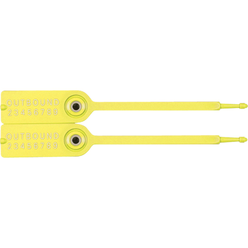 Gemini&reg; Tote Seals, 7-1/4", Plastic, Pull-Through Air Extreme Inc.