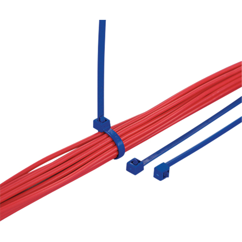 Metal Detectable Cable Ties, 15-2/5" L, 50 lbs. Tensile Strength Air Extreme Inc.