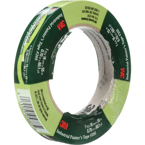 Industrial Painter's Tape 205, 18 mm (3/4") x 55 m (180'), Green Air Extreme Inc.