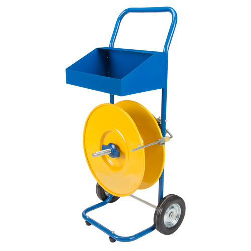 Strapping Dispenser, Polyester/Polypropylene Straps, 8" Core Dia., 8" Roll Width Air Extreme Inc.