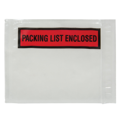 Packing List Envelope, 4-1/2" L x 5-1/2" W, Backloading Style Air Extreme Inc.