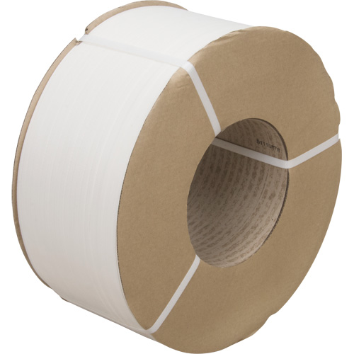 Strapping, Polypropylene, 3/8" W x 12900' L, White, Machine Grade Air Extreme Inc.