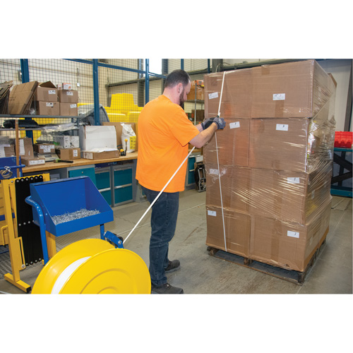 Strapping, Polypropylene, 3/8" W x 12900' L, White, Machine Grade Air Extreme Inc.