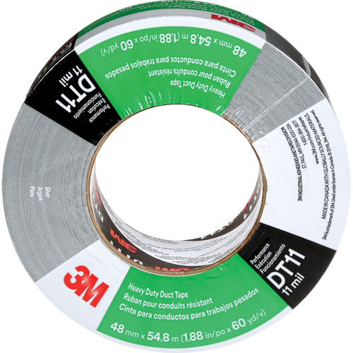 DT11 Heavy-Duty Duct Tape, 11 mils, Silver, 48 mm (2") x 55 m (180') Air Extreme Inc.