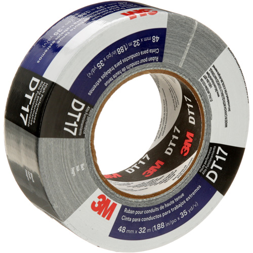 DT17 Super-Duty Duct Tape, 17 mils, Black, 48 mm (2") x 32 m (105') Air Extreme Inc.