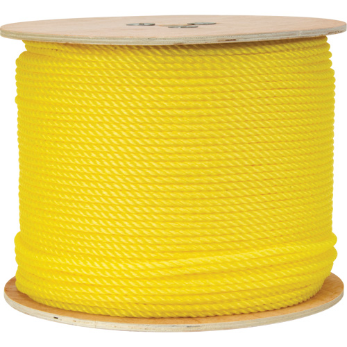 1/4" Braided Yellow Rope, Polypropylene, 1300' Air Extreme Inc.
