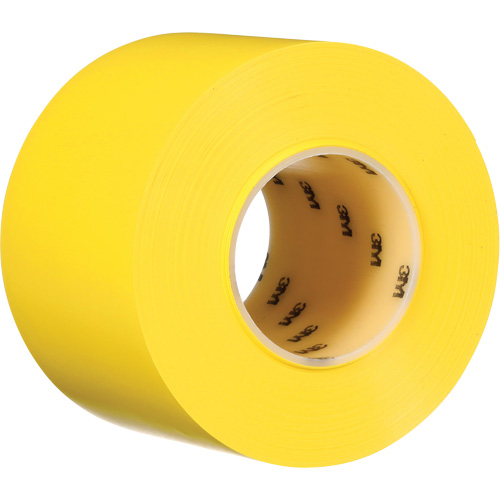 Durable Floor Marking Tape 971, 4" x 108', Vinyl, Yellow Air Extreme Inc.