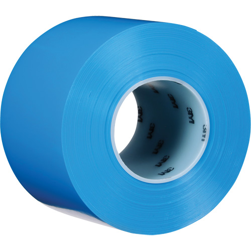 Durable Floor Marking Tape 971, 4" x 108', Vinyl, Blue Air Extreme Inc.