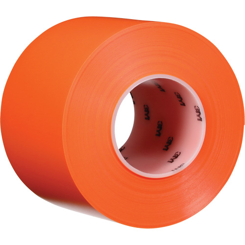 Ruban de marquage de planchers durable 971, 4" x 108', Vinyle, Orange Air Extreme Inc.