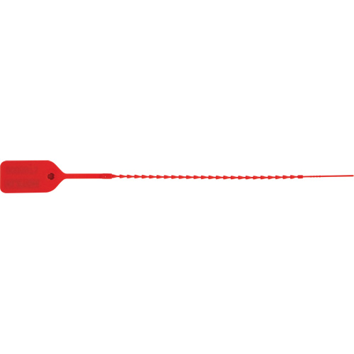 Standard-Duty Security Seal, 9", Plastic, Pull-Through Air Extreme Inc.