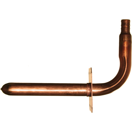 Stub Out Elbow with Support, Copper, 1/2" x 3-1/2" x 6" Air Extreme Inc.