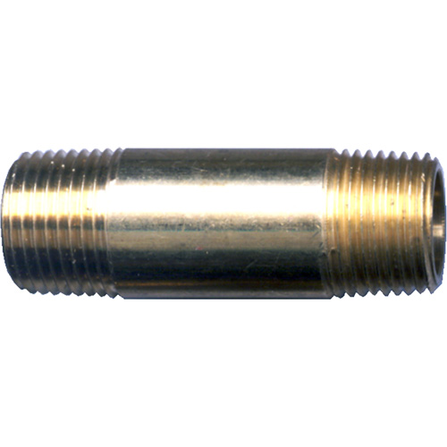 Long Pipe Nipple, Brass, 1/4", NPT x NPT Air Extreme Inc.