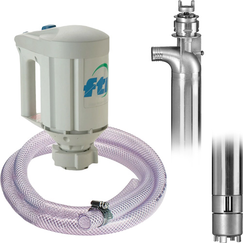 PFS-40 Drum Pump Kit with M3V Motor, Stainless Steel Air Extreme Inc.